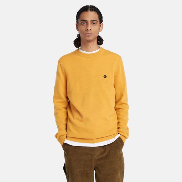 Timberland Pull À Col Rond Cohas Brook Pour Homme En Jaune Jaune, Taille XXL