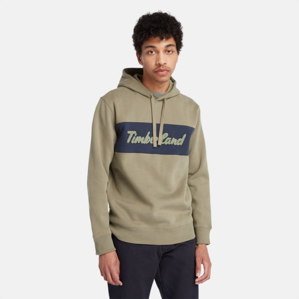 Timberland Sweat À Capuche Cursive Pour Homme En Vert Vert, Taille XL