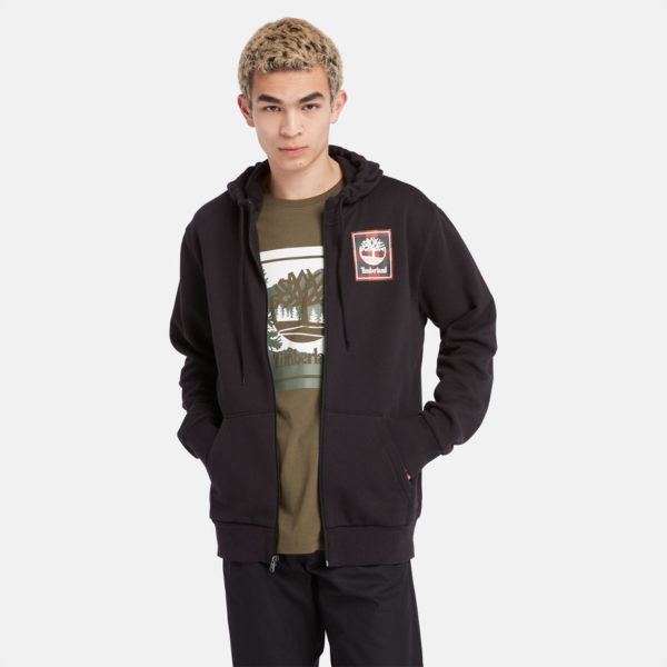 Timberland Sweat À Capuche Et Carreaux Buffalo Pour Homme En Noir Noir, Taille XL