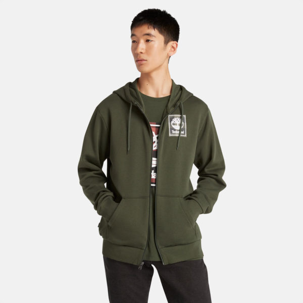 Timberland Sweat À Capuche Et Carreaux Buffalo Pour Homme En Vert Foncé Vert, Taille XL