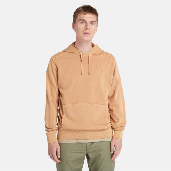 Timberland Sweat À Capuche Teint En Plongée Pour Homme En Jaune Foncé Jaune, Taille XXL