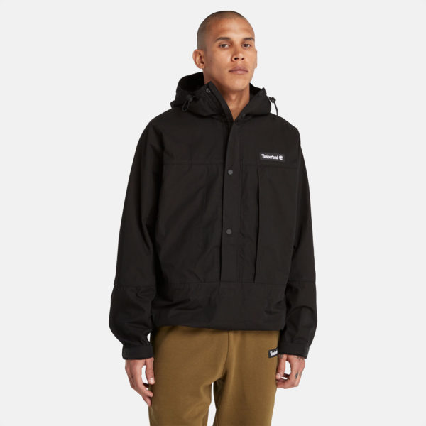 Timberland Veste Anorak Déperlante Pour Homme En Noir Noir, Taille XXL