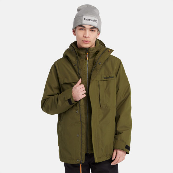 Timberland Veste Imperméable 3 En 1 Benton Pour Homme En Vert Vert, Taille XL