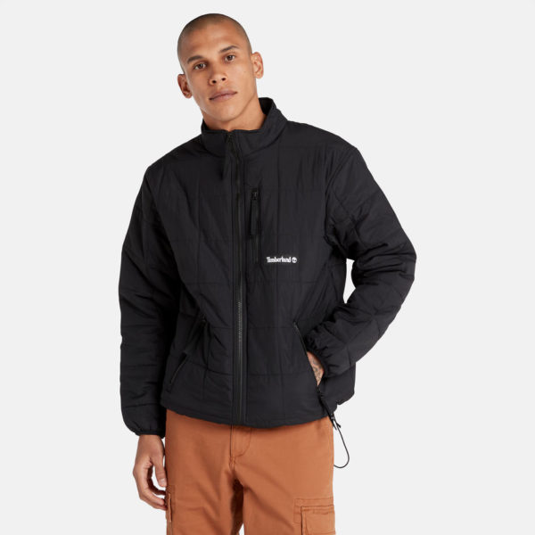 Timberland Veste Isolante Matelassée Déperlante Pour Homme En Noir Noir, Taille XL