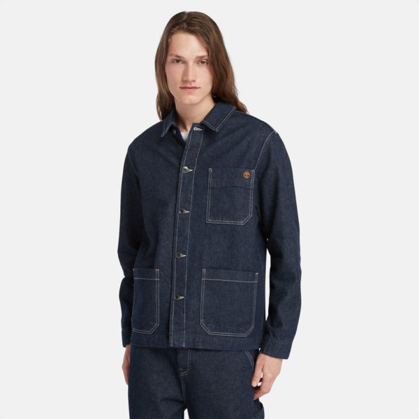 Timberland Veste Kempshire Chore Pour Homme En Indigo Indigo, Taille XXL