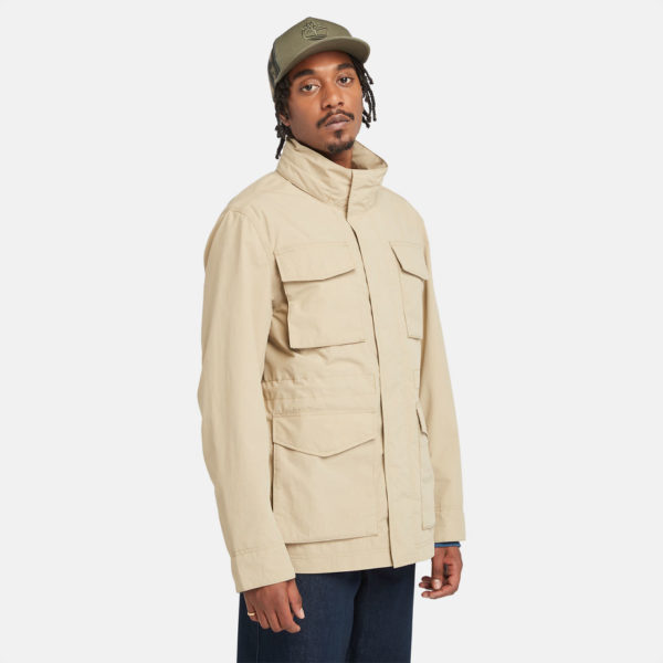 Timberland Veste Militaire Résistante À L’eau Pour Homme En Beige Beige, Taille XXL