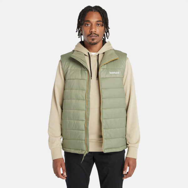 Timberland Veste Sans Manches Déperlante Mount Eastman Pour Homme En Vert Vert, Taille XXL