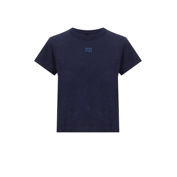 t-shirt en jersey à paillettes - Alexander Wang
