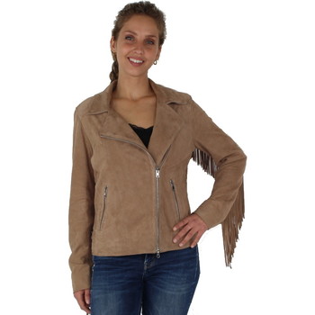 Blouson Pallas Cuir  Blouson en  sélection en cuir ref_38712 Beige
