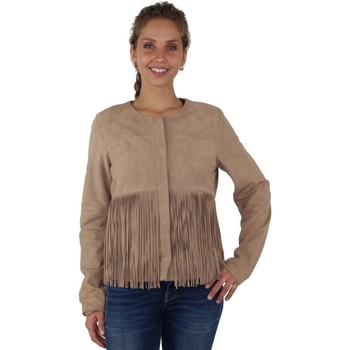 Blouson Pallas Cuir  Veste  sélection en cuir ref_38881 Beige