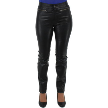 Pantalon Pallas Cuir  Pantalon  sélection en cuir ref_sof40265-noir