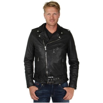 Blouson Schott  Blouson style perfecto  cuir ref 47594 Noir