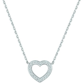 Collier Brillaxis  Collier  coeur diamants or 9 carats