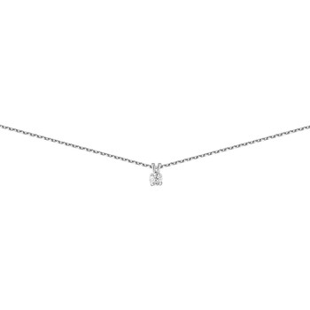 Collier Brillaxis  Collier  solitaire diamant 4 griffes or  0.10 ct