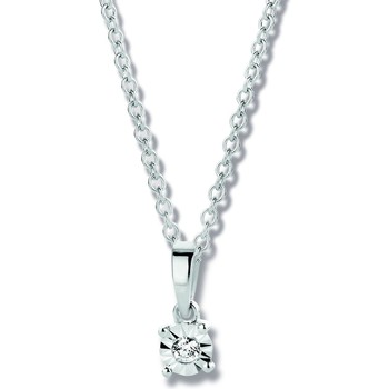 Pendentifs Brillaxis  Pendentif Solitaire  diamant or blanc