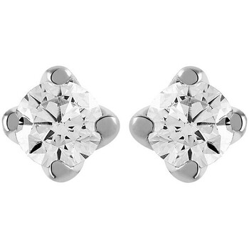 Boucles oreilles Brillaxis  Boucles d’oreilles  puces diamants or 18  0.11 ct