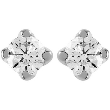 Boucles oreilles Brillaxis  Boucles d’oreilles  puces diamants or 18  0.11 ct