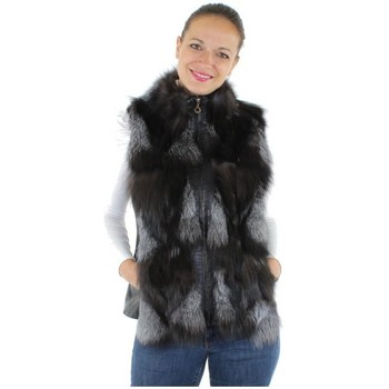 Gilet Pallas Cuir  Gilet cuir et fourrure ref ben 33842