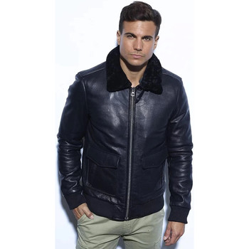 Veste Daytona  MIRAGE FUR COW AIR MILLED BLACK