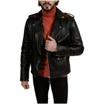 Blouson Redskins  Blouson Cuir  Homme Ref 55022 Noir