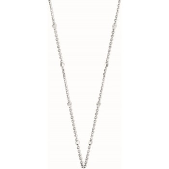 Collier Brillaxis  Collier  chaine cubes or blanc 18 carats