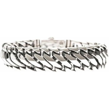 Bracelets Orusbijoux  Bracelet Homme Reptile Argent