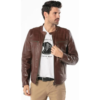 Veste Daytona  IRON COW YEGER DARK COGNAC