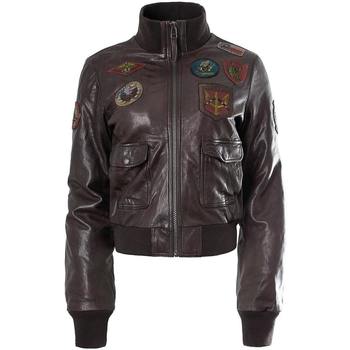 Veste Top Gun  TG-LEA-W01 BROWN