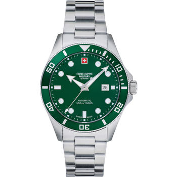 Montre Swiss Alpine Military  Swiss Military 7095.2134, Automatique, 44mm, 30ATM