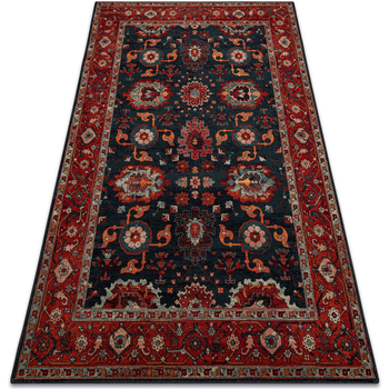 Tapis Rugsx  Tapis en laine POLONIA Tesoro Cadre bleu foncé  200×300 cm