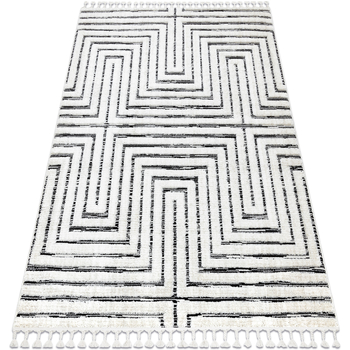 Tapis Rugsx  Tapis SEVILLA Z788B labyrinthe, grec blanc / anthr 240×330 cm