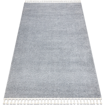 Tapis Rugsx  Tapis SEVILLA PC00B rayures gris Franges berbère  240×330 cm