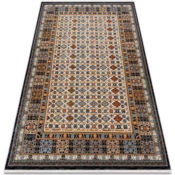 Tapis Rugsx  Tapis KESHAN franges, Cadre oriental 6428/53551 be 160×230 cm