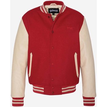 Veste Schott  LC8705 RED/BEIGE