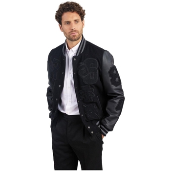 Blouson Redskins  Blouson homme en cuir Harvard Hatch  Ref 58037 Noir