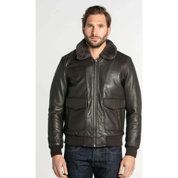 Veste Daytona  MIRAGE FUR COW AIR MILLED BROWN