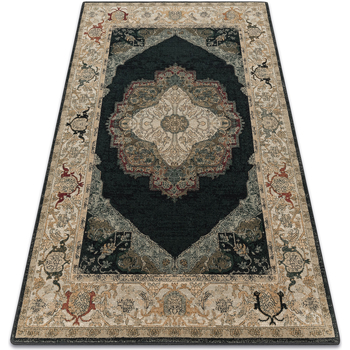 Tapis Rugsx  Tapis en laine POLONIA Palazzo rosette bleu foncé 200×300 cm