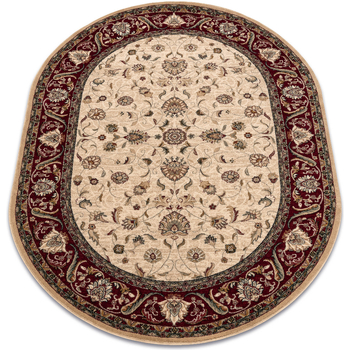 Tapis Rugsx  Tapis en laine OMEGA ovale ARIES fleurs rubis clai 200×300 cm