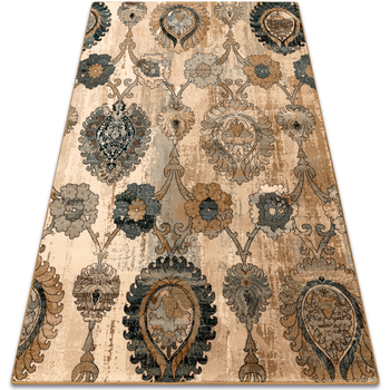 Tapis Rugsx  Tapis en laine POLONIA Olivo Ornement kamel beige 200×300 cm