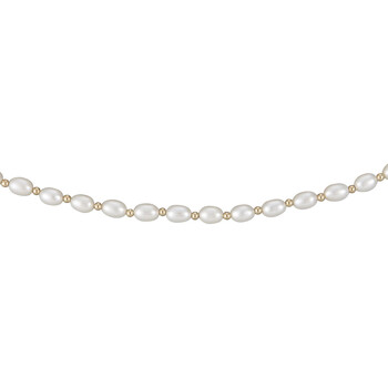 Collier Brillaxis  Collier perles de culture olive 6/6.5 mm perles or