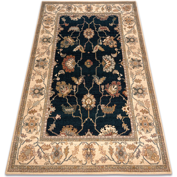 Tapis Rugsx  Tapis en laine POLONIA Loare Cadre velvet bleu fon 200×300 cm