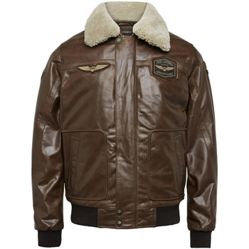 Veste Pme Legend  Veste en Cuir Hudson Buff Marron