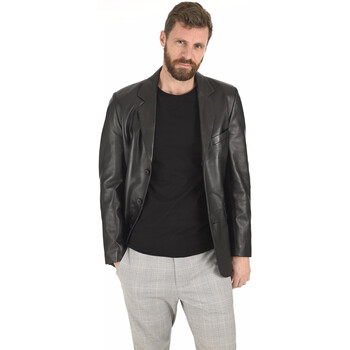 Veste La Canadienne  Blazer agneau noir-024228