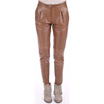 Pantalon La Canadienne  Pantalon Chino Femme Caramel-042954