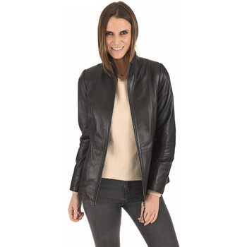 Veste La Canadienne  Veste agneau noir-044202