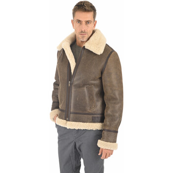 Blouson La Canadienne  Bombardier confort mouton marron-045304