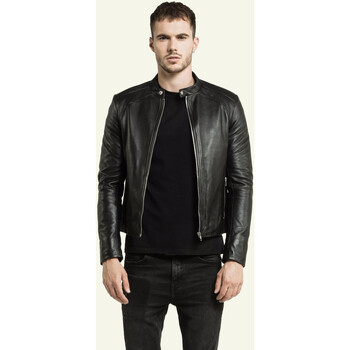 Blouson Serge Pariente  Blouson Leni Cuir Noir-035090