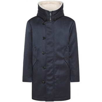 Blouson Peuterey  Parka Longue Kasa Tv 02 Ecofur Bleu