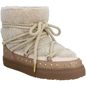 Bottes Inuikii  Curly Rock Cuir Femme Beige