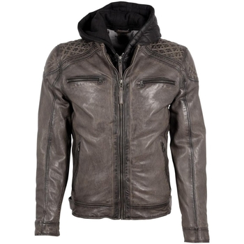 Veste Gipsy  Veste motard en cuir homme Gipsy Ref 61527 Gris